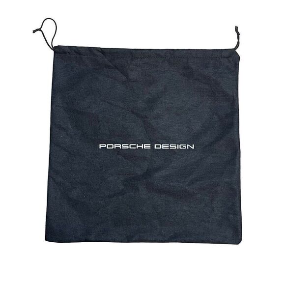 Porsche Design Black Drawstring Bag - 15" x 15" Parts Storage Dust Bag Protector - Picture 1 of 4